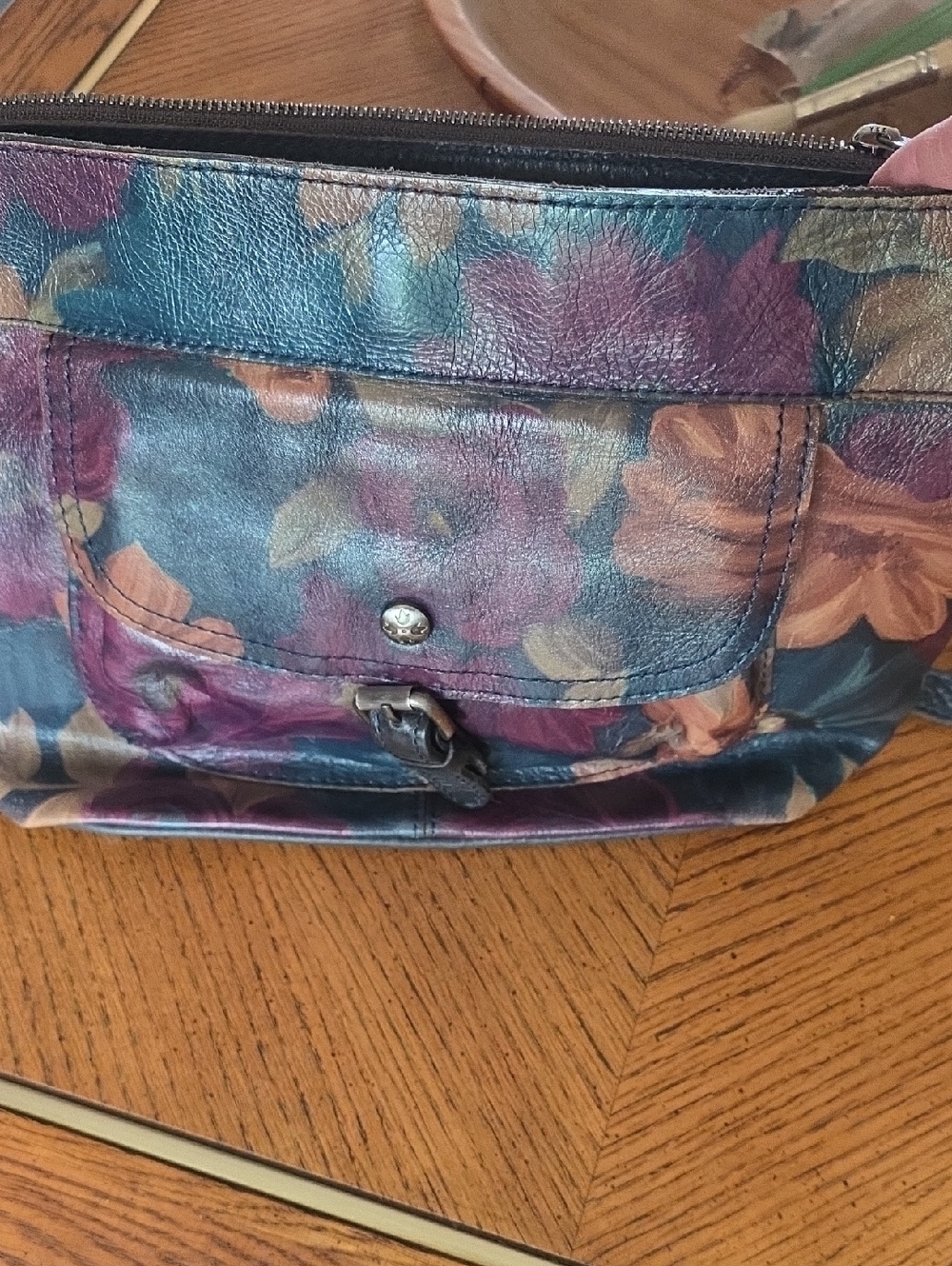 Partica Nash Leather Floral Purse With Matching Wallet - Picture 10 of 17